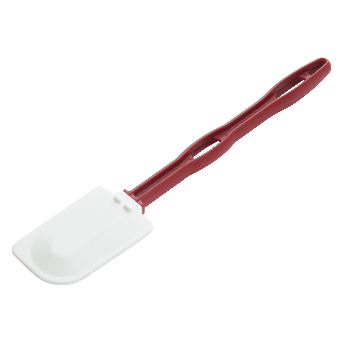 PSH-14 - 14" Silicone Scraper, Flat Blade, Heat Resistant, Red Handle, NSF