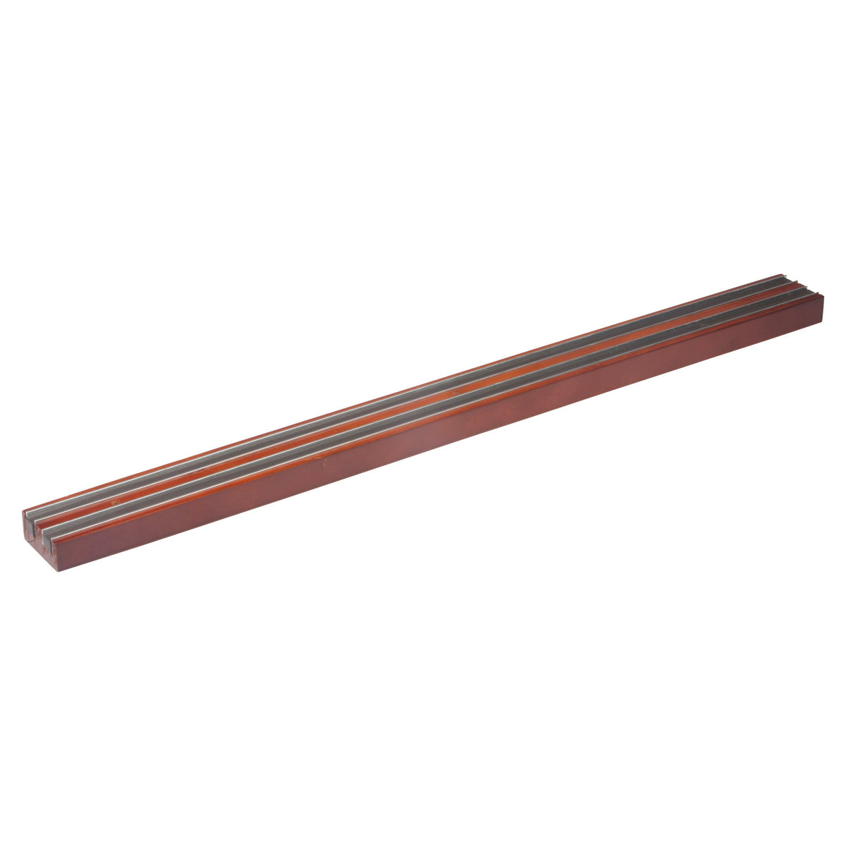 WMB-24 - Magnetic Knife Bar, Wooden Base - 24"