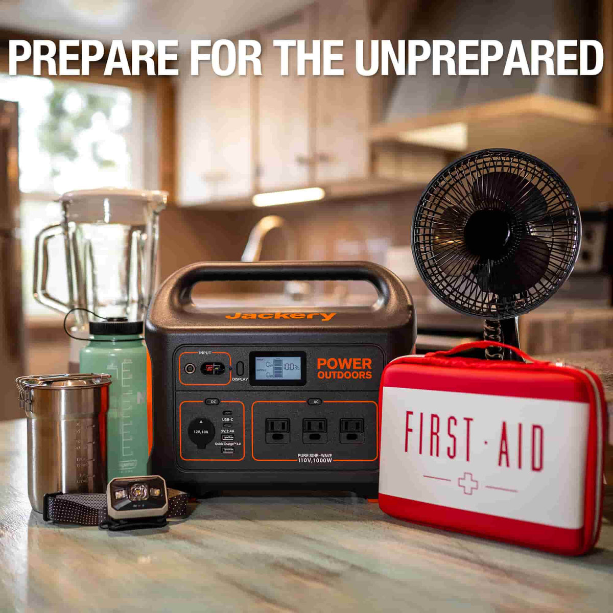 Jackery Explorer 1000 Portable Power Station (Refurbished)