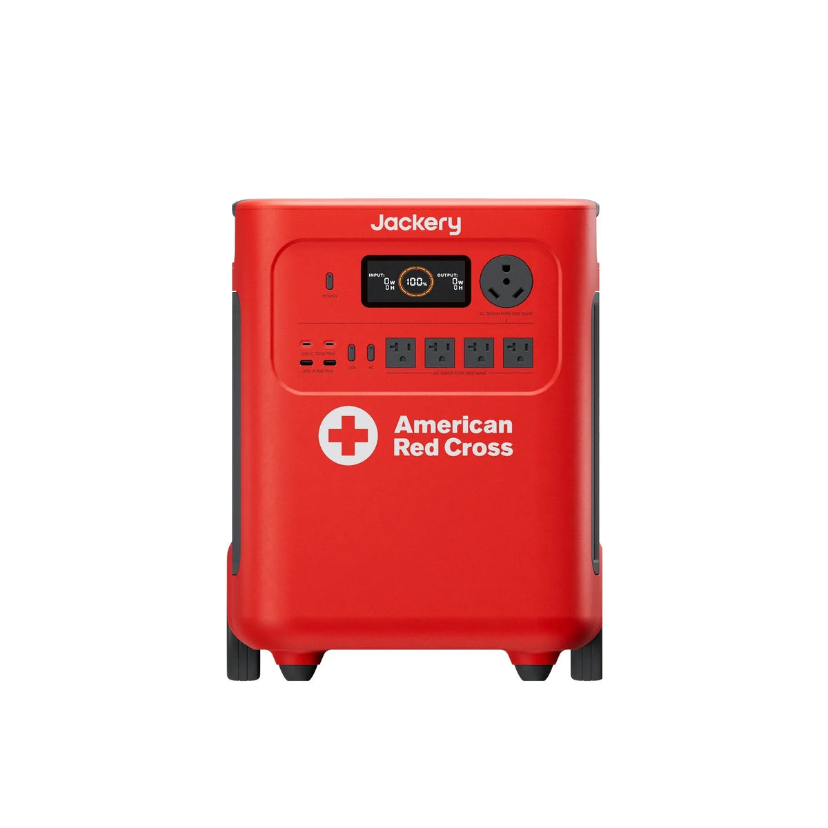 Jackery HomePower 3600 Plus Red Cross Edition
