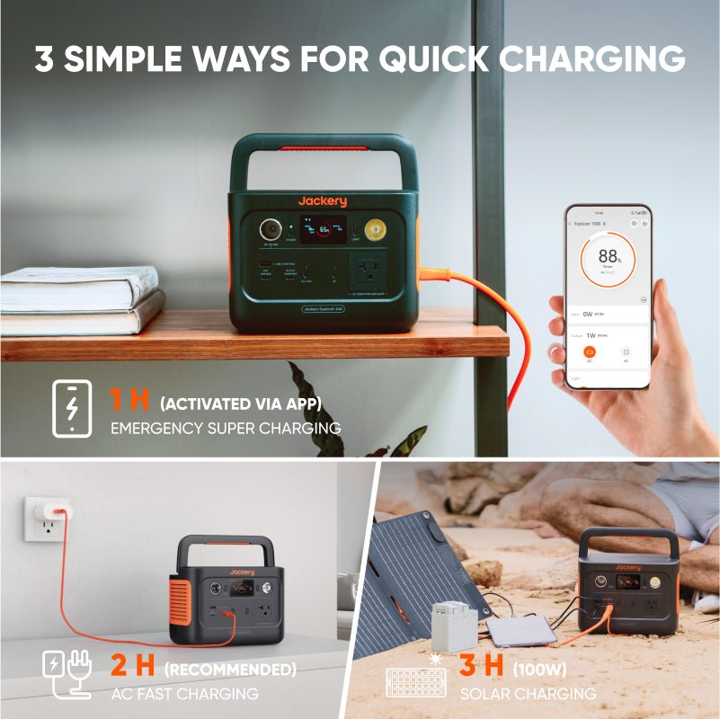 Jackery Solar Generator 240 v2 (Refurbished)