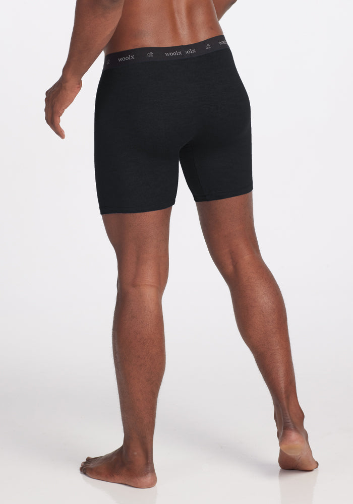 Jazzy No Fly Boxer Briefs - Black