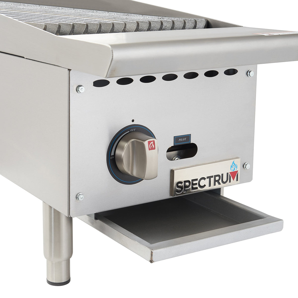NGCB-12R - Spectrum Gas Charbroiler, 12" Wide, Natural / LP