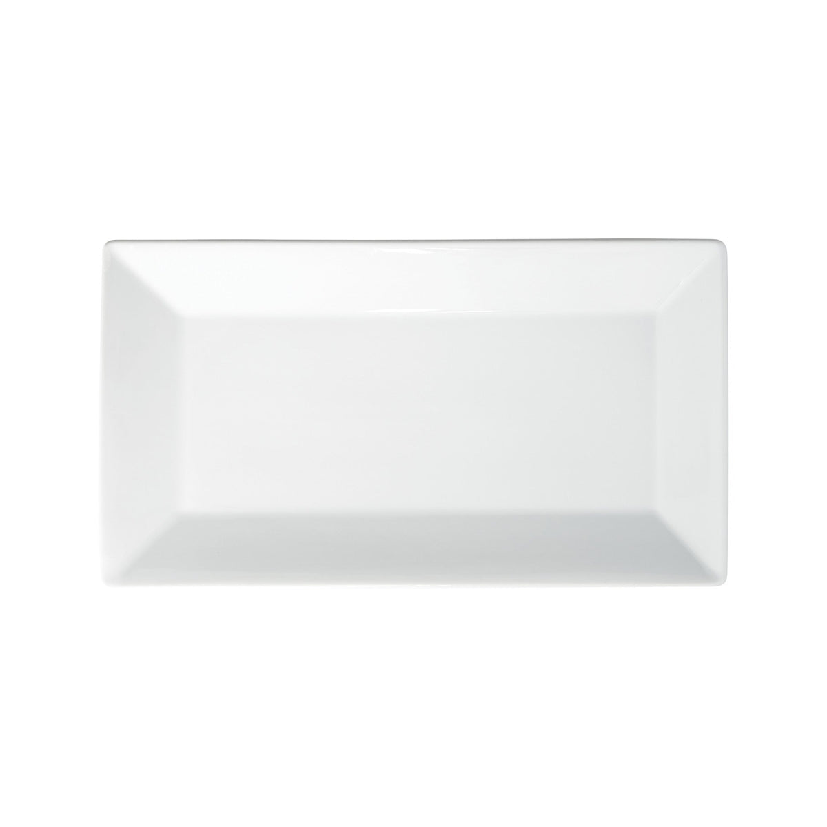 RPR-14 - Royalsquare Porcelain Rectangular Platter, 14-1/2"L x 8-1/4"W x 1-1/4"H - White (12 Pieces/Case)