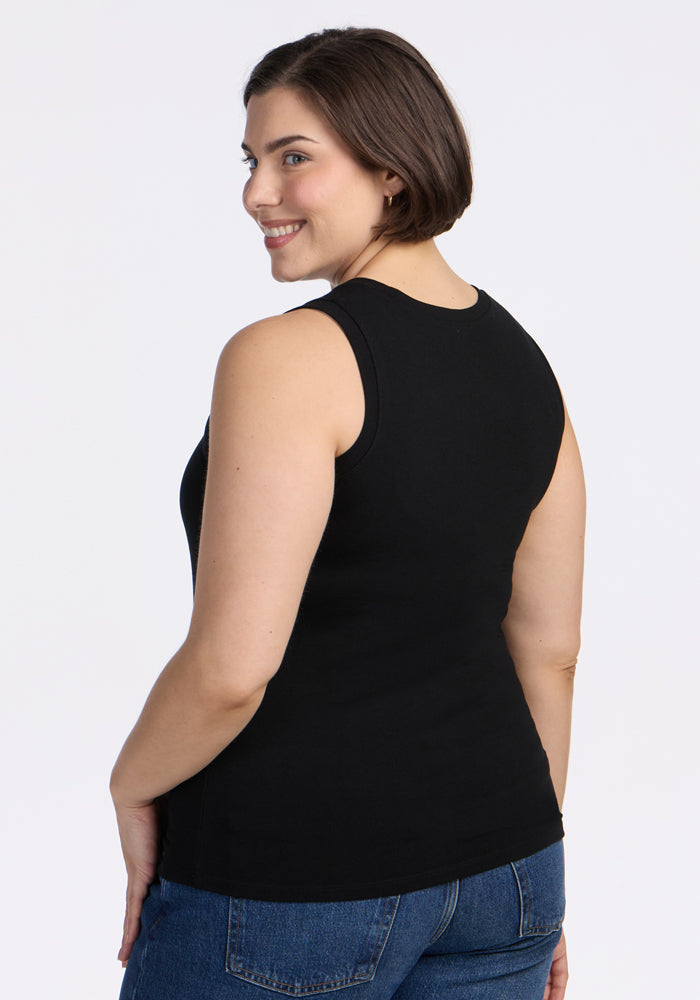 Ava Tank Top - Black