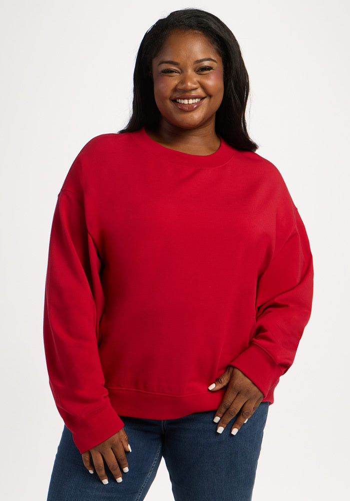 Molly Crewneck - Maraschino Cherry
