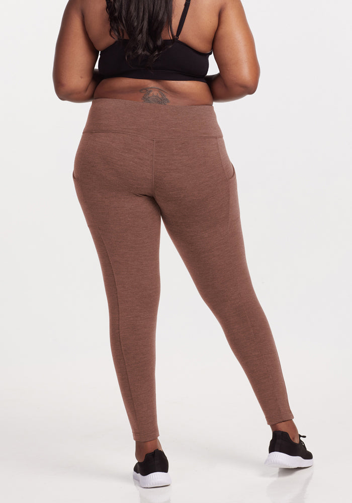 Piper Pocket Leggings - Sable Heather