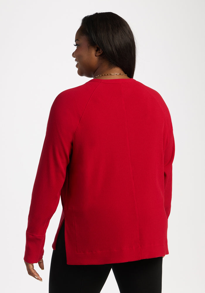 Ainsley Sweater - Maraschino Cherry