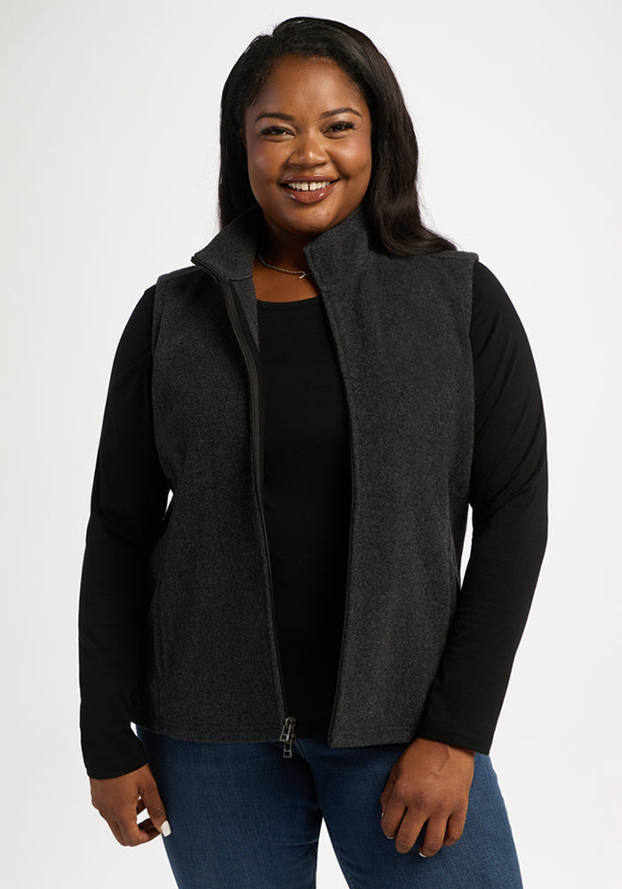 Haley Vest - Carbon Black