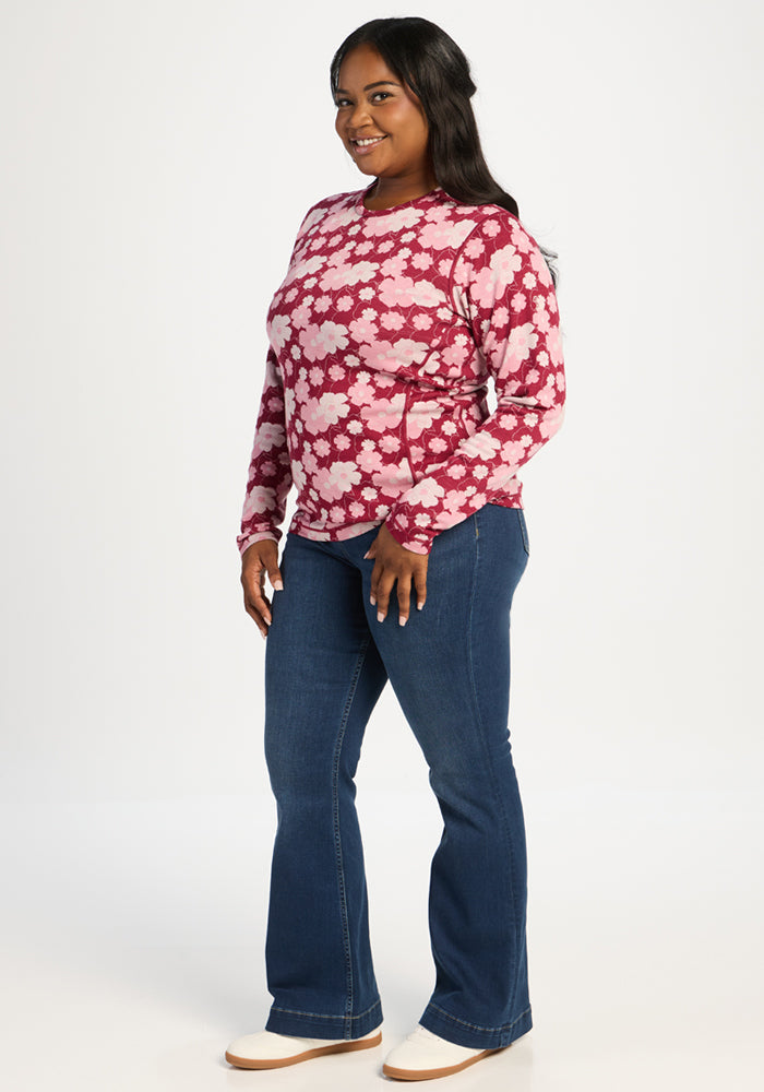 Maddie Baselayer Top - Floral Crush