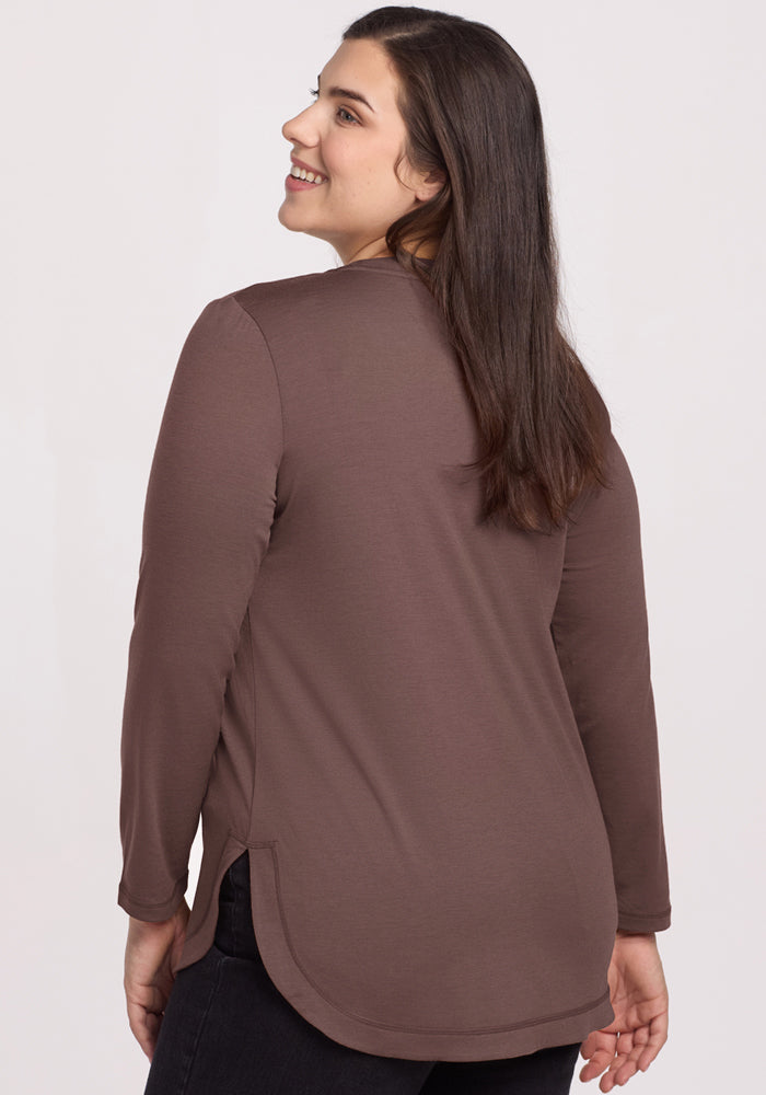 Hazel Tunic - Peppercorn