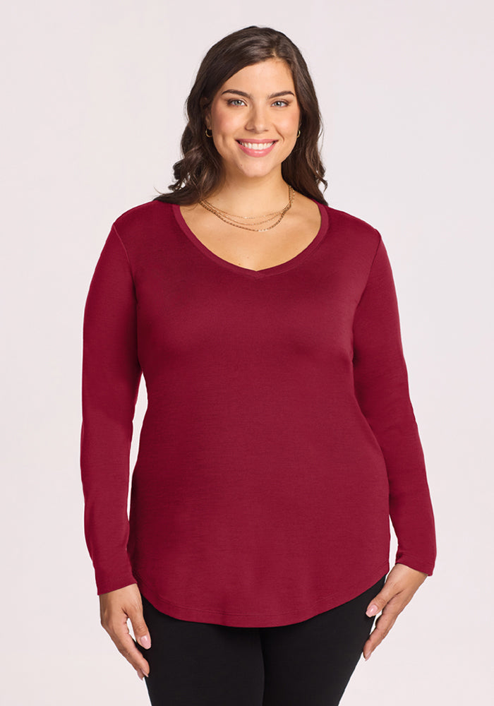 Eva Tunic - Beet Red