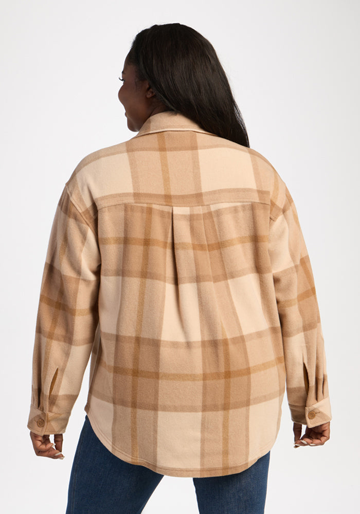 Sawyer Shacket - Saddleback Plaid