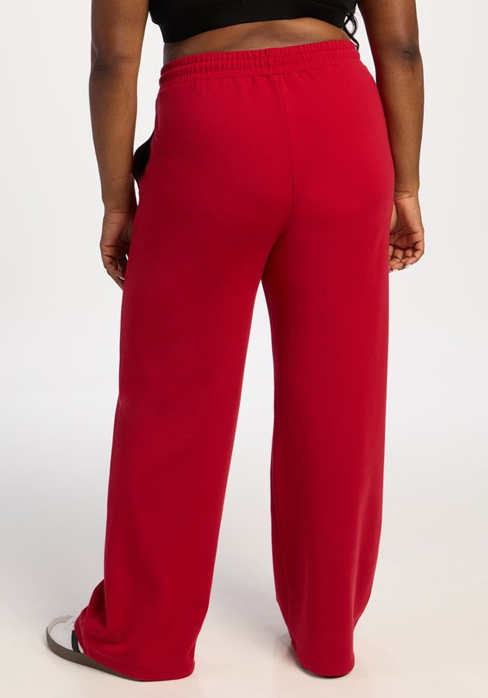 Eloise Wide Leg Pants - Maraschino Cherry