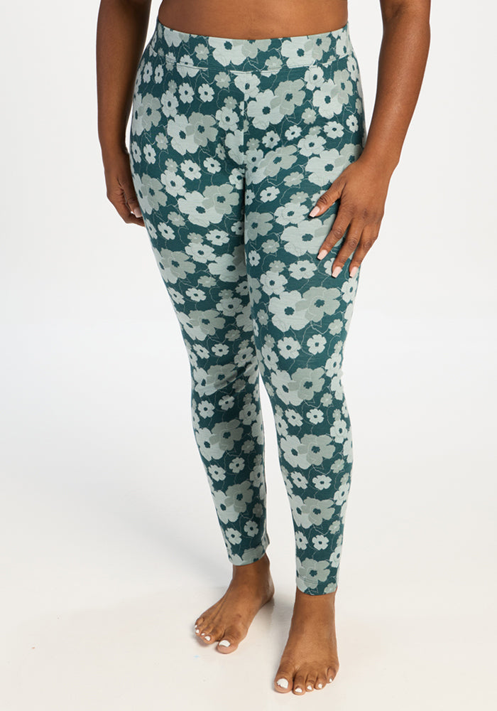 Taylor Baselayer Leggings - Coastal Wildflower