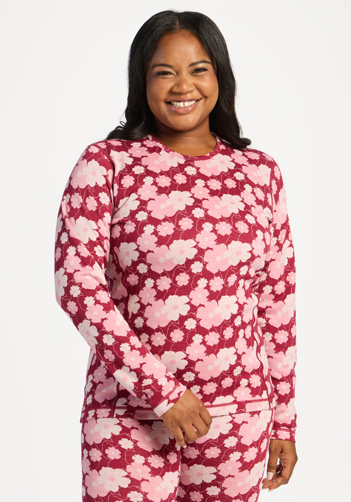 Maddie Baselayer Top - Floral Crush