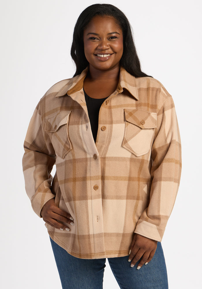 Sawyer Shacket - Saddleback Plaid