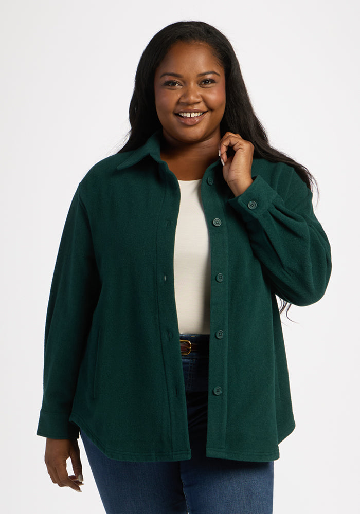 Jovie Shacket - Deep Pine