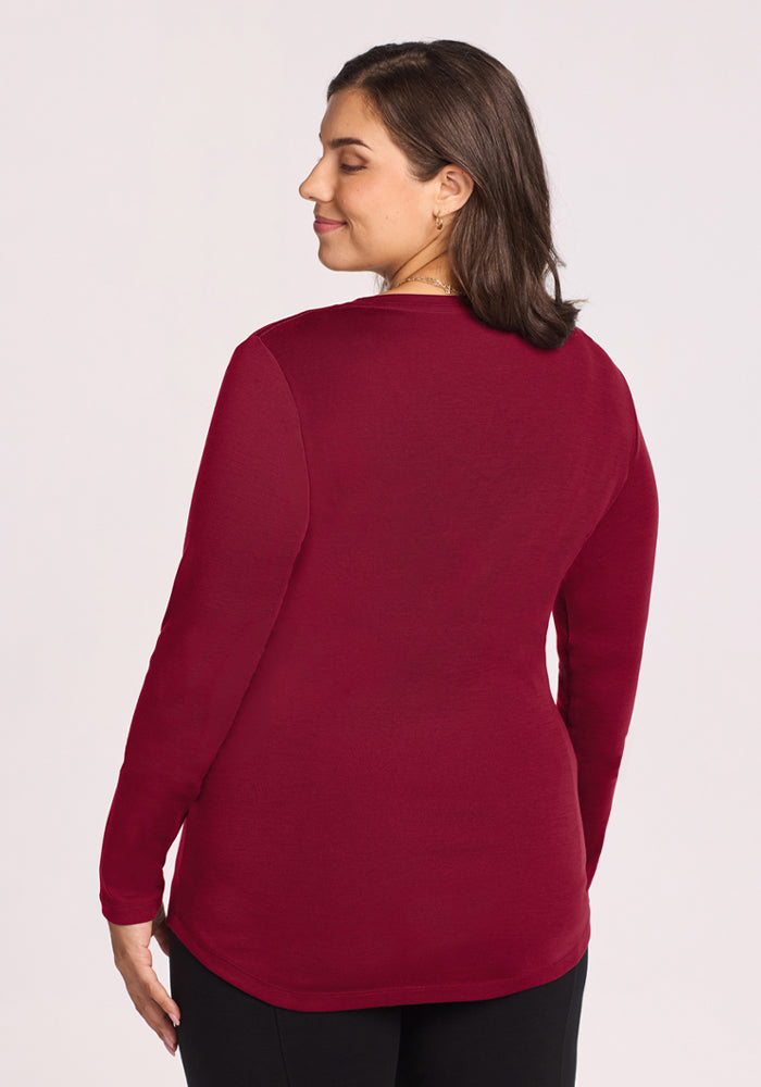 Eva Tunic - Beet Red