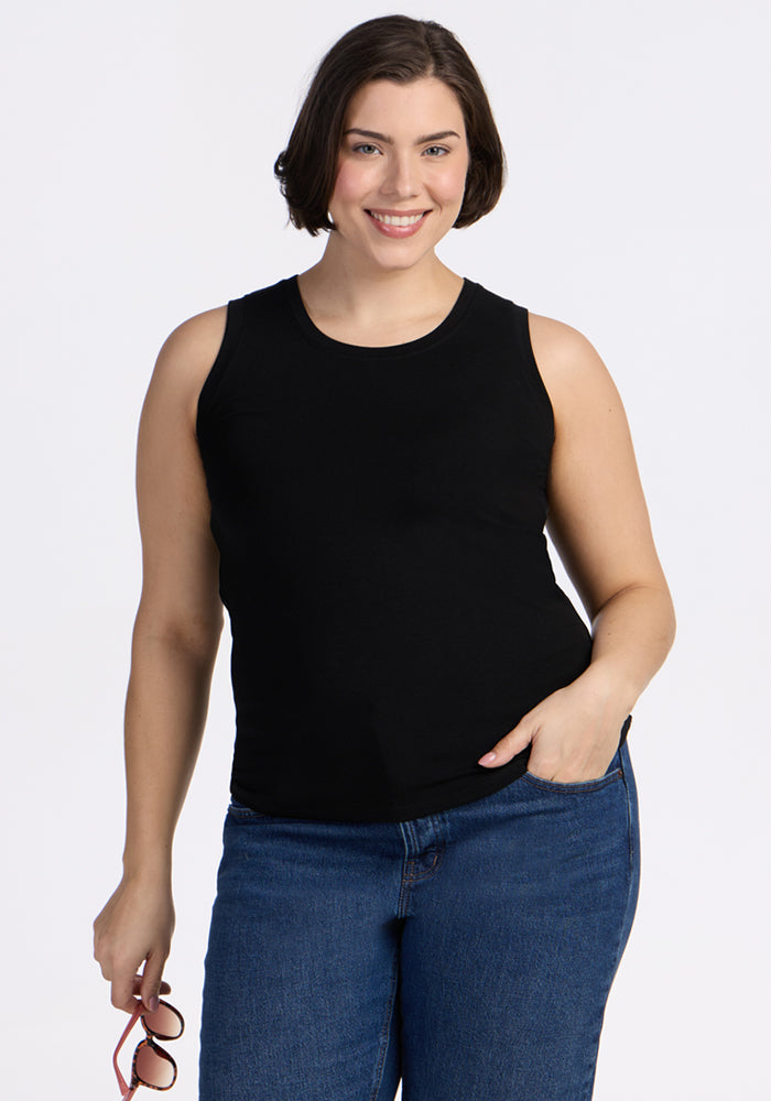Ava Tank Top - Black