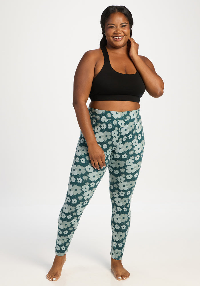 Taylor Baselayer Leggings - Coastal Wildflower