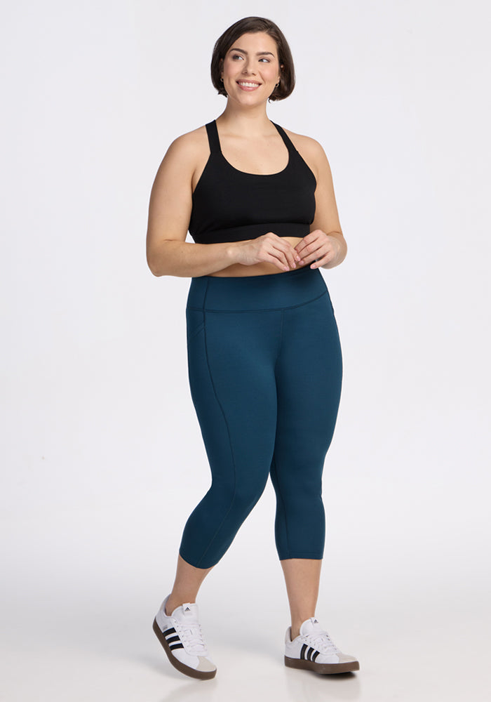 Merino Flex® McKenna Capris - Majolica Blue