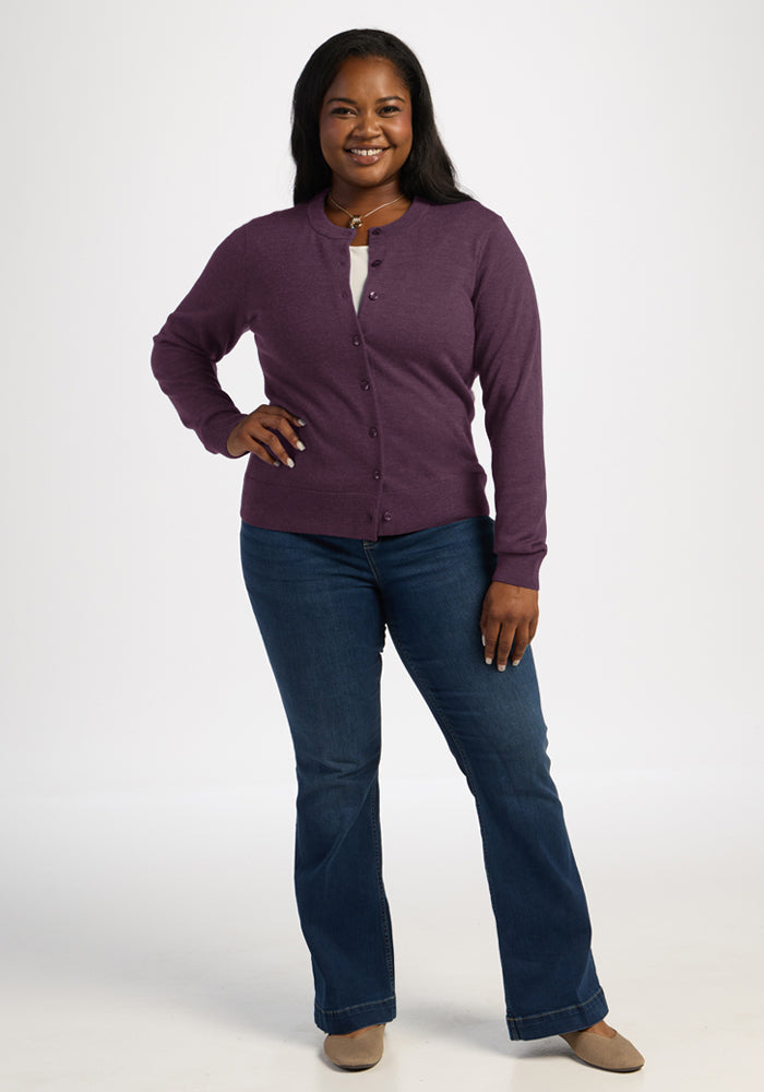 Caitlin Sweater - Purple Iris