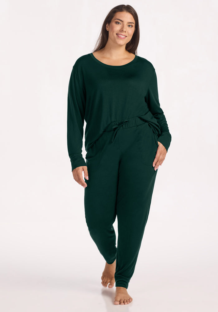 Mary Kate Lounge Pants - Deep Pine