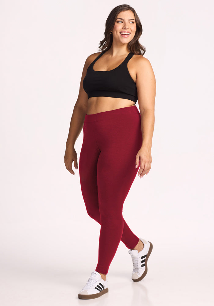 Stella Leggings - Pinot Noir