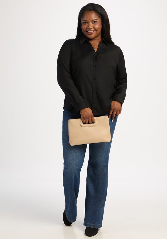 Lorelai Button Up - Black