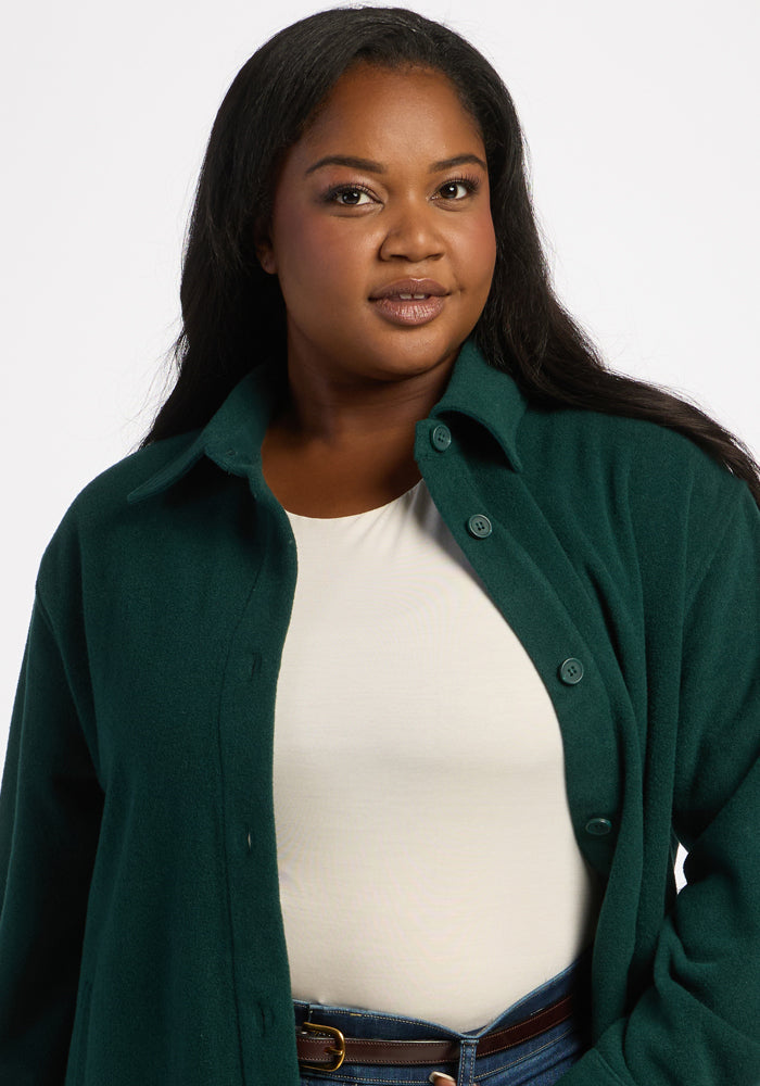 Jovie Shacket - Deep Pine