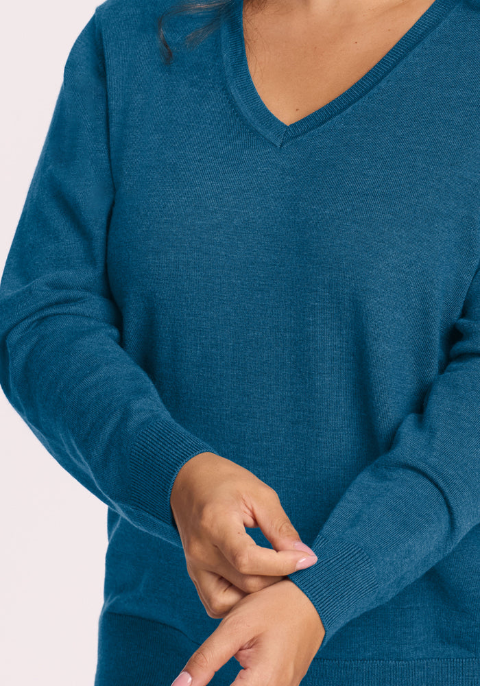 Francesca Sweater - Blue Pine