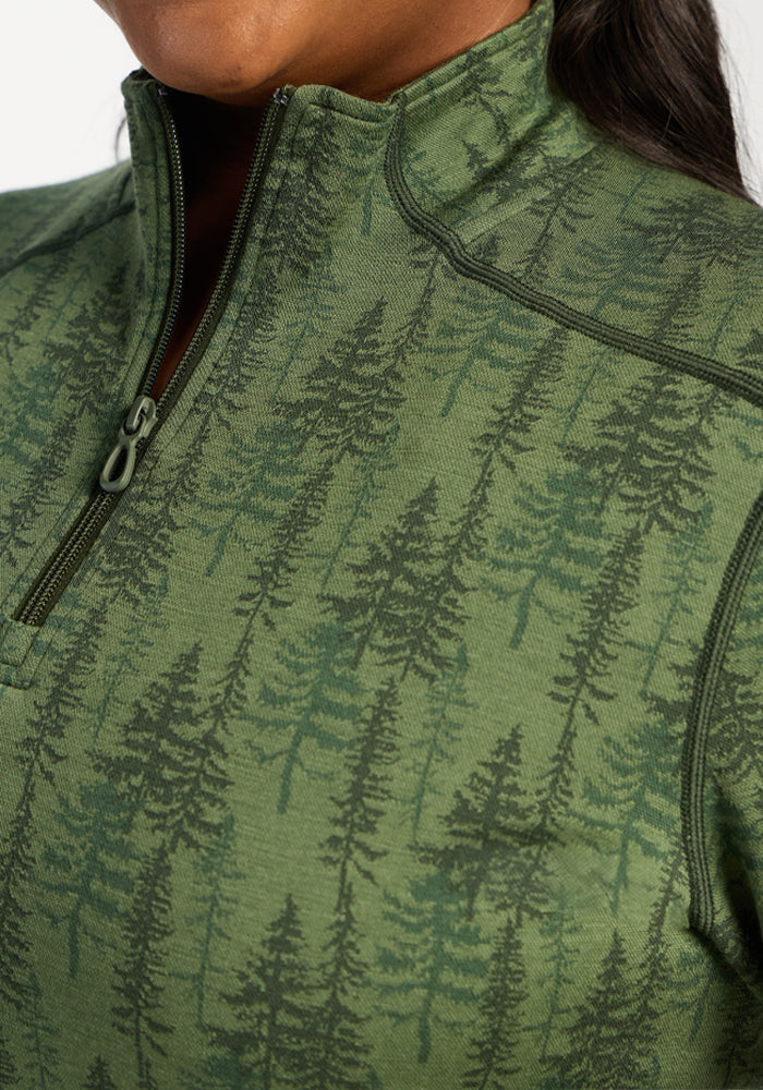 Emi 1/4 Zip - Forest Friends