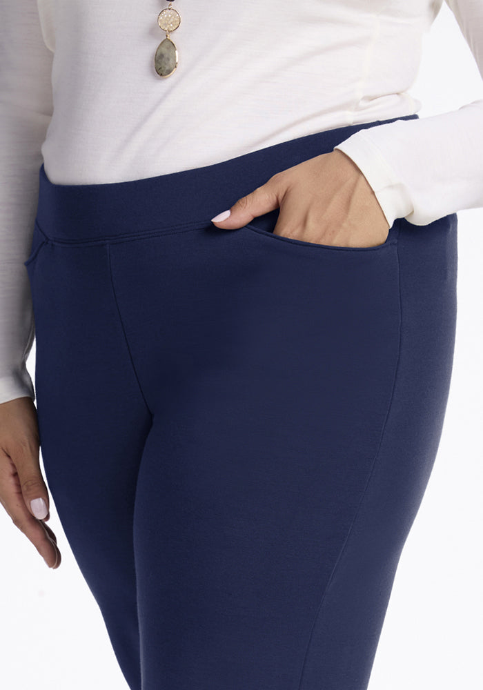 Ellie Wide Leg Pants - Ocean Cavern