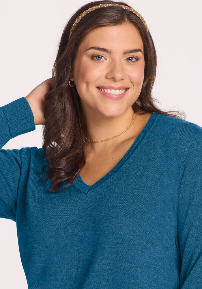 Francesca Sweater - Blue Pine