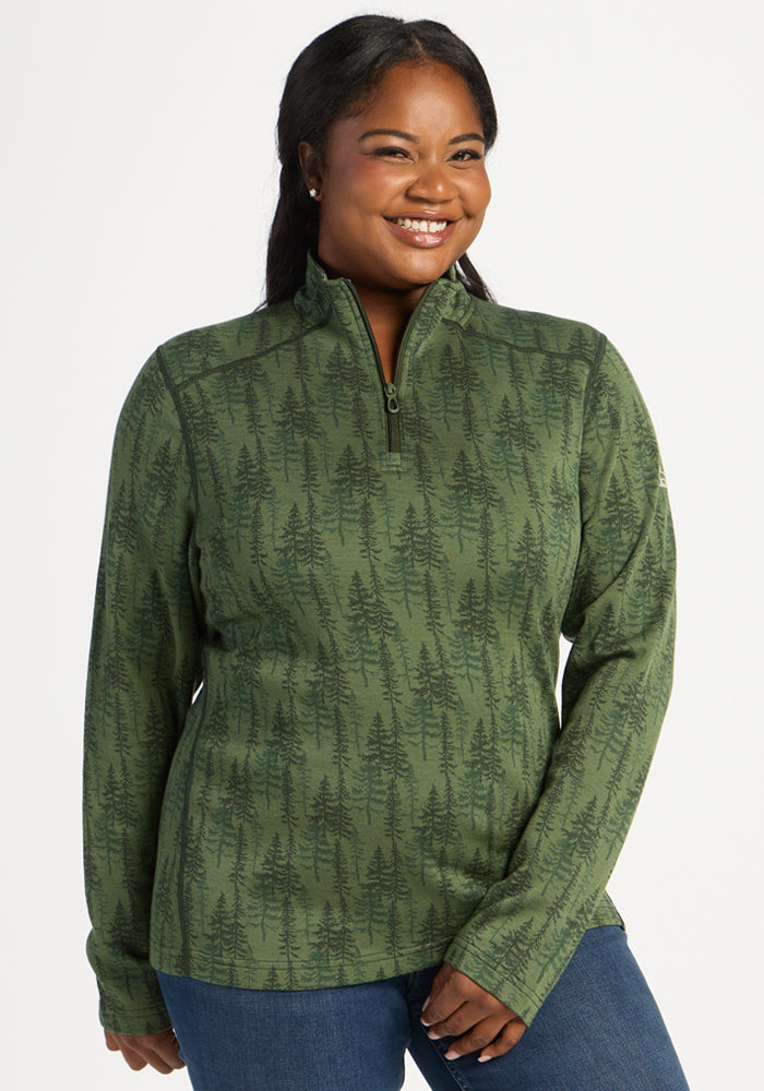 Emi 1/4 Zip - Forest Friends