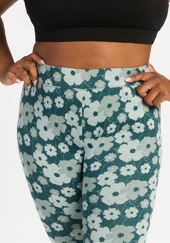 Taylor Baselayer Leggings - Coastal Wildflower