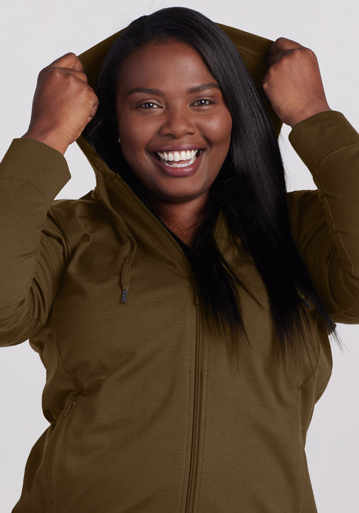 Ryann Hoodie - Olive Leaf