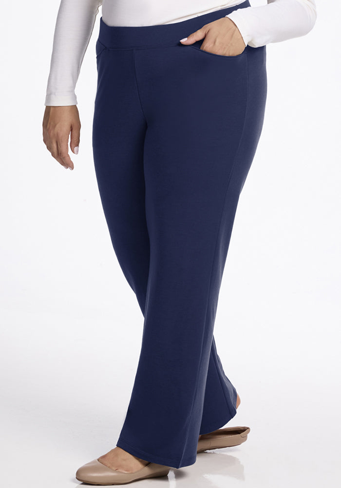 Ellie Wide Leg Pants - Ocean Cavern