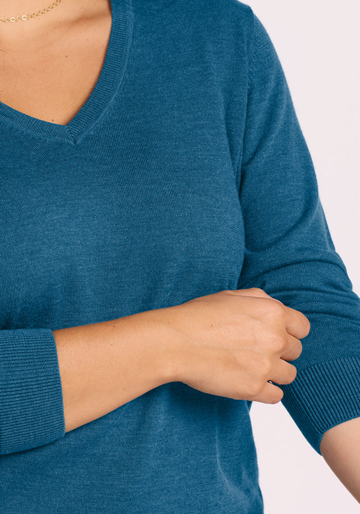 Francesca Sweater - Blue Pine