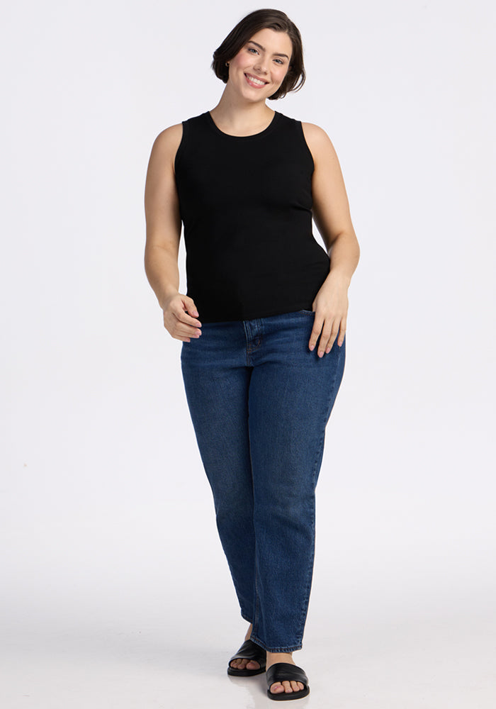 Ava Tank Top - Black