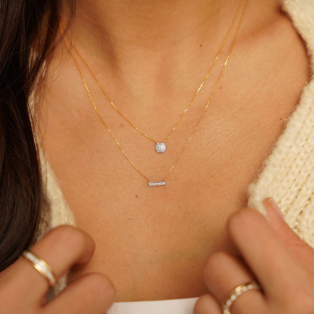 Lauren Joy Mini Disc Necklace