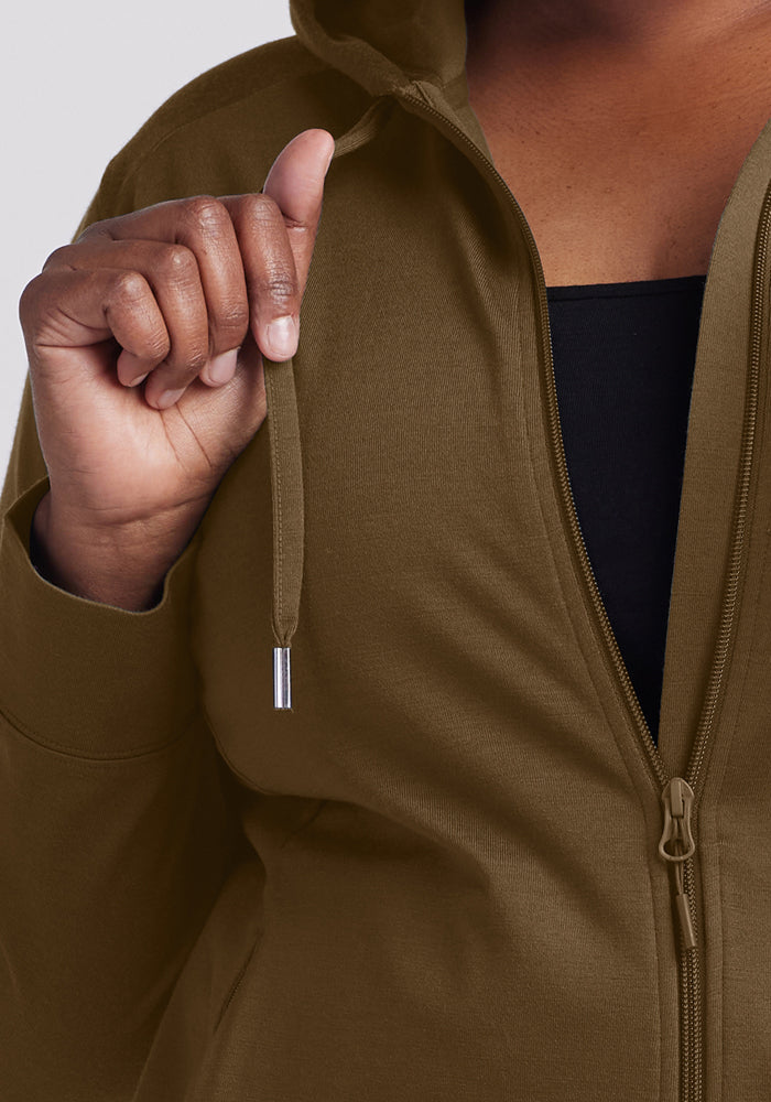Ryann Hoodie - Olive Leaf