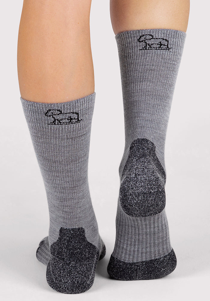 Womens Harbor Crew Sock - Grey