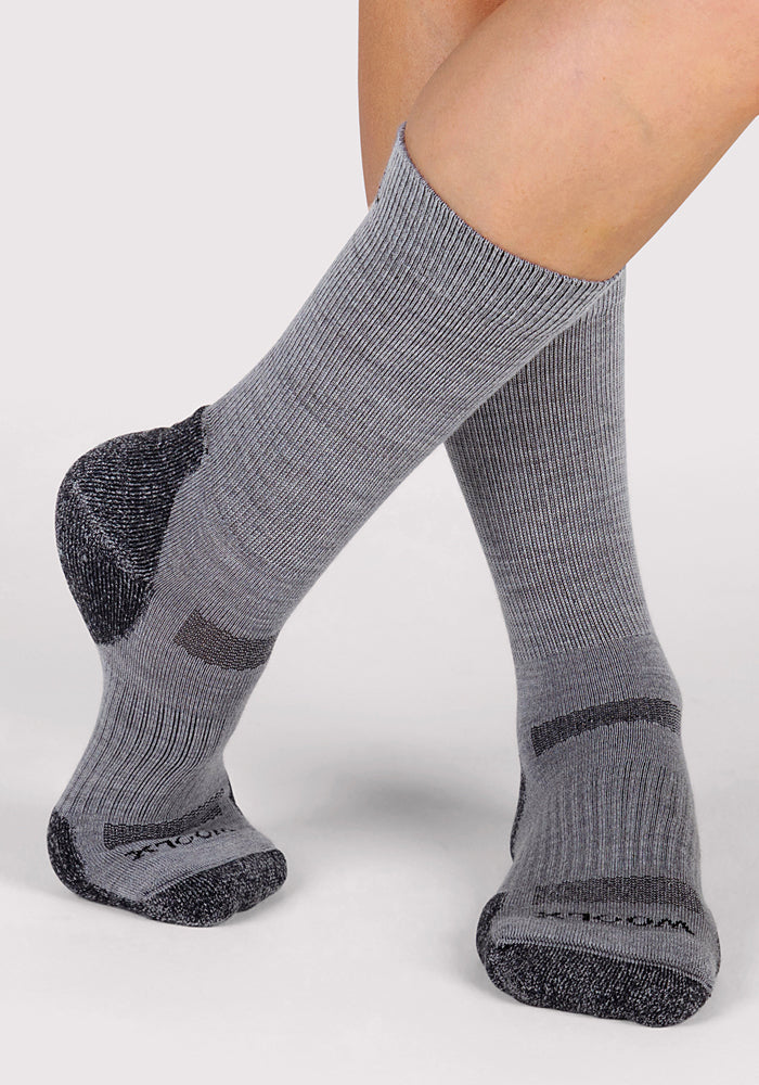 Womens Harbor Crew Sock - Grey