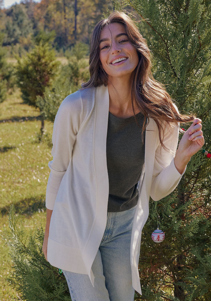 Macie Sweater - Dewdrop Pearl
