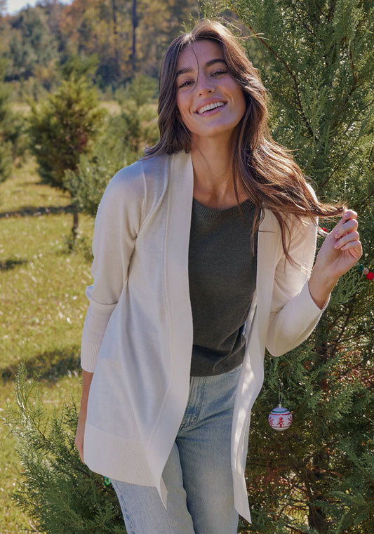Macie Sweater - Dewdrop Pearl