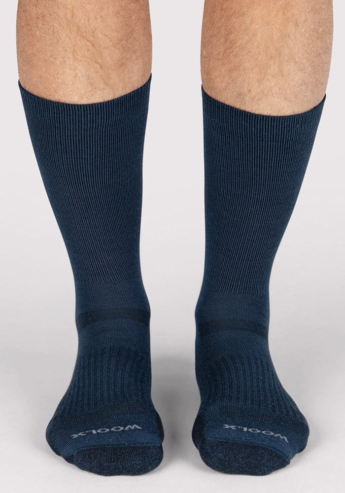 Mens Harbor Crew Sock - Majolica Blue