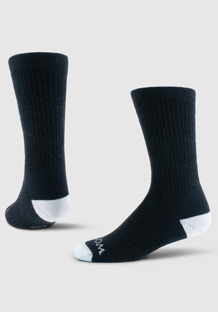 Mens Core Crew Socks - Black