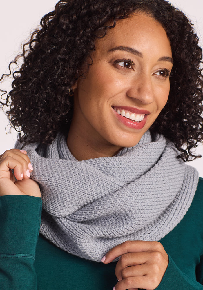 Noelle Infinity Scarf - Morning Fog